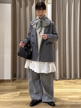 シュナさん（レディース・160cm）の冬コーディネート