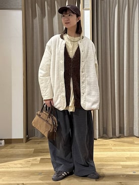 シュナさん(レディース・160cm)の冬コーディネート