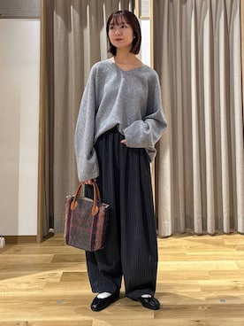 シュナさん(レディース・160cm)の冬コーディネート
