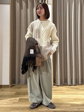 シュナさん（レディース・160cm）の冬コーディネート