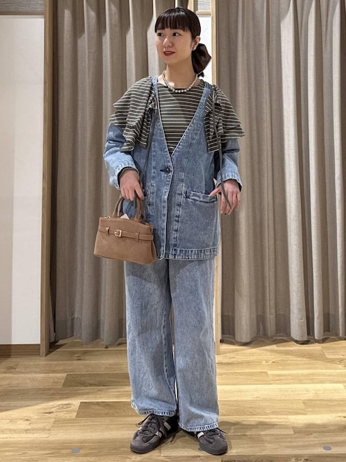 セール】甘織り10オンスデニムノーカラージャケット《CLIP denim