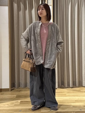 シュナさん(レディース・160cm)の冬コーディネート