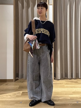 シュナさん(レディース・160cm)の冬コーディネート