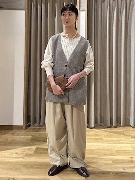 シュナさん(レディース・160cm)の冬コーディネート