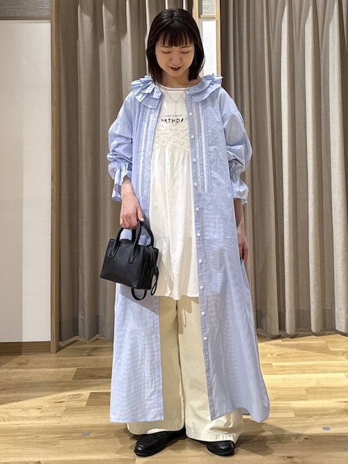 高山都さんコラボ》Wフリルカラーワンピース[プチサイズあり