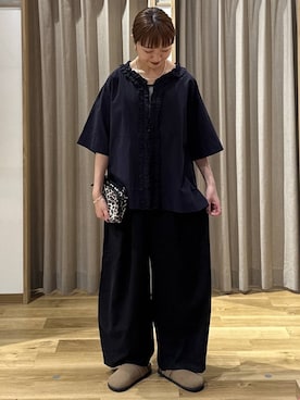 「studio CLIP（スタディオクリップ）のアイテム」を使った、シュナさん（レディース・160cm）の夏コーディネート
