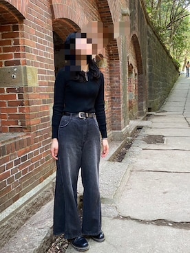 「LVEU.（ラブユ.）のアイテム」を使った、ゆさん（レディース・166cm）の春コーディネート