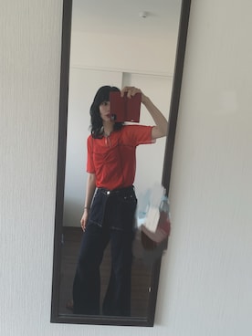 「VACANCY（ヴァカンシー）のアイテム」を使った、ゆさん（レディース・166cm）の夏コーディネート