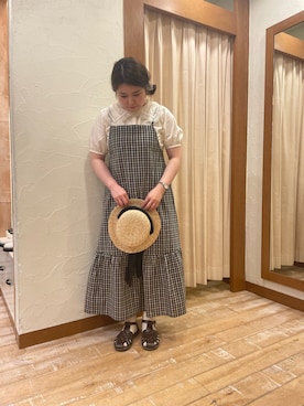 マツダさん（レディース・156cm）の夏コーディネート