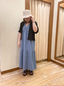 マツダさん（レディース・156cm）の夏コーディネート