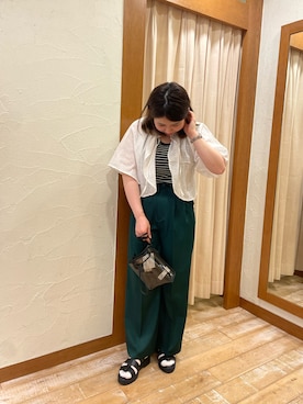 マツダさん（レディース・156cm）の夏コーディネート