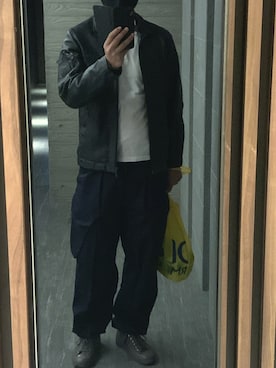「SUPERGA（スペルガ）のアイテム」を使った、tkmtmokさん（メンズ・176cm）の秋コーディネート
