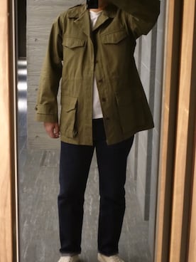 「SUPERGA（スペルガ）のアイテム」を使った、tkmtmokさん（メンズ・176cm）の秋コーディネート