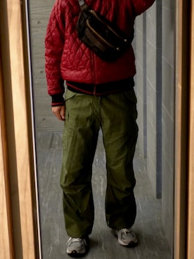 「PUMA（プーマ）のアイテム（ブルゾン）」を使った、tkmtmokさん（メンズ・176cm）の冬コーディネート