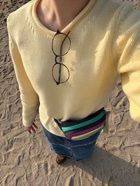 「GAP（ギャップ）のアイテム（トップス）」を使った、nanamiさん（レディース・159cm）の春コーディネート