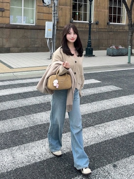 「GUコーデ」｜「アイテム（その他）」を使った、fu yuさん（レディース・160cm）の春コーディネート