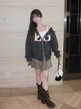 「Bibiy.（ビビィ）のアイテム」を使った、fu yuさん（レディース・160cm）の秋コーディネート