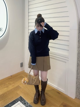 「お洒落さんとつながりたい」｜fu yuさん（レディース・160cm）の秋コーディネート