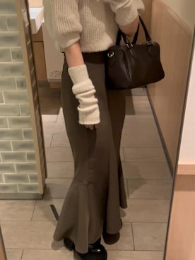 「RANDEBOO（ランデブー）のアイテム」を使った、fu yuさん（レディース・160cm）の秋コーディネート