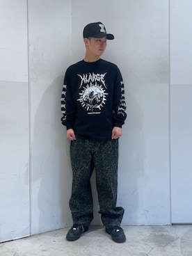 「XLARGE原宿」｜Xlarge_Willyさん（メンズ・165cm）の春コーディネート