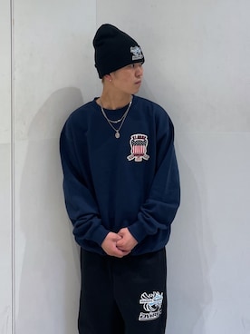 「XLARGE（エクストララージ）のアイテム」を使った、Xlarge_Willyさん（メンズ・165cm）の秋コーディネート