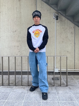 「XLARGE（エクストララージ）のアイテム（帽子）」を使った、Xlarge_Willyさん（メンズ・165cm）の春コーディネート