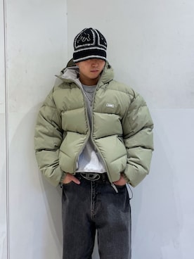 「XLARGE（エクストララージ）のアイテム（ダウンジャケット/コート）」を使った、Xlarge_Willyさん（メンズ・165cm）の冬コーディネート