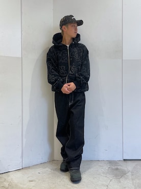 「XLARGE原宿」｜「アイテム（帽子）」を使った、Xlarge_Willyさん（メンズ・165cm）の秋コーディネート