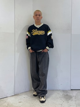 「茶割」｜Xlarge_Willyさん（メンズ・165cm）の秋コーディネート