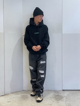 「XLARGE（エクストララージ）のアイテム」を使った、Xlarge_Willyさん（メンズ・165cm）の秋コーディネート