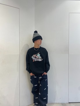 「XLARGE（エクストララージ）のアイテム」を使った、Xlarge_Willyさん（メンズ・165cm）の秋コーディネート
