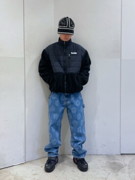 「XLARGE（エクストララージ）のアイテム（ブルゾン）」を使った、Xlarge_Willyさん（メンズ・165cm）の冬コーディネート