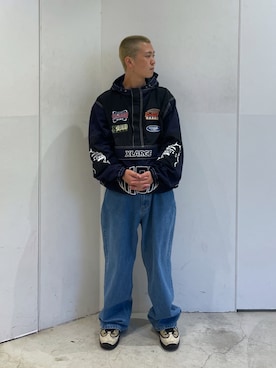 「XLARGE原宿」｜「アイテム（ブルゾン）」を使った、Xlarge_Willyさん（メンズ・165cm）の秋コーディネート