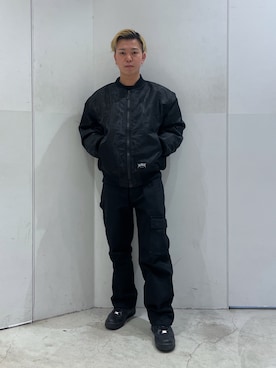 「アイテム（ブルゾン）」を使った、Xlarge_Willyさん（メンズ・165cm・20代）の春コーディネート