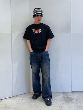 「XLARGE（エクストララージ）のアイテム（帽子）」を使った、Xlarge_Willyさん（メンズ・165cm）の春コーディネート