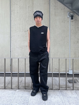 「XLARGE（エクストララージ）のアイテム（帽子）」を使った、Xlarge_Willyさん（メンズ・165cm）の春コーディネート