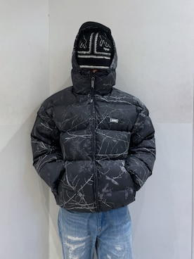 「XLARGE（エクストララージ）のアイテム（ダウンジャケット/コート）」を使った、Xlarge_Willyさん（メンズ・165cm）の冬コーディネート