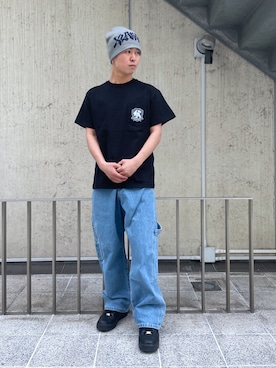 「XLARGE（エクストララージ）のアイテム（帽子）」を使った、Xlarge_Willyさん（メンズ・165cm）の春コーディネート