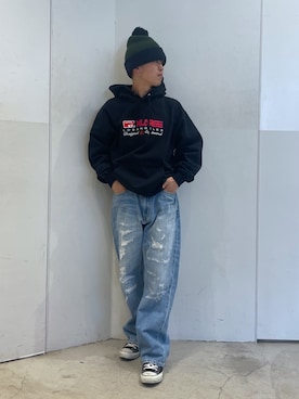 「XLARGE（エクストララージ）のアイテム」を使った、Xlarge_Willyさん（メンズ・165cm）の秋コーディネート