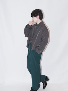 「ADRER（アドラー）の【ADRER】surgical stainless necklace / サージカルステンレスネックレス（ネックレス）」を使った、shuuさん（メンズ・163cm）の夏コーディネート