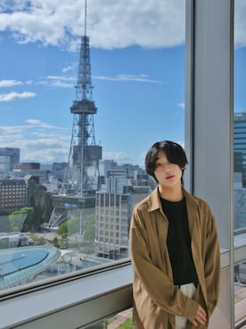 「G.O.C（ジーオーシー）のアイテム（シャツ/ブラウス）」を使った、shuuさん（メンズ・163cm）の秋コーディネート