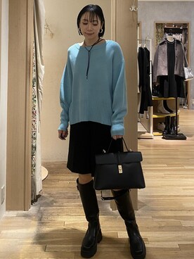 「フェスコーデ」｜「アイテム（ブーツ）」を使った、harunaさん（レディース・162cm）の秋コーディネート