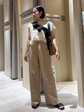 「アイテム（テーラードジャケット）」を使った、harunaさん（レディース・162cm・30代）の夏コーディネート