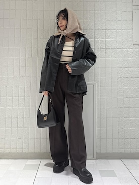 「アイテム（財布/小物）」を使った、harunaさん（レディース・162cm・30代）の秋コーディネート