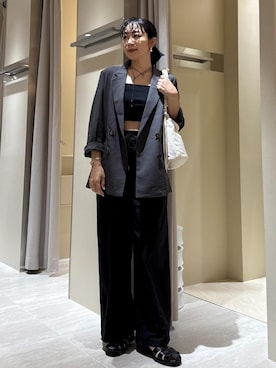 harunaさん（レディース・162cm）の夏コーディネート