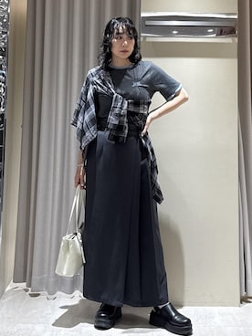 「VIS（ビス）のアイテム（トップス）」を使った、harunaさん（レディース・162cm）の春コーディネート