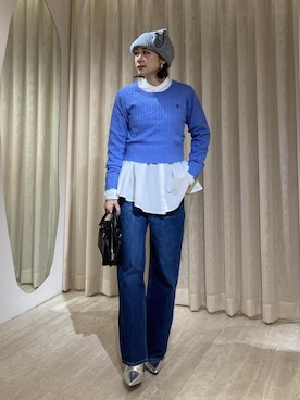 harunaさん（レディース・162cm）の冬コーディネート