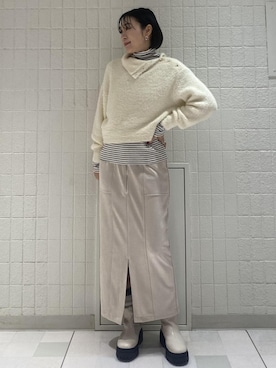 「お正月・初詣コーデ」｜harunaさん（レディース・162cm）の冬コーディネート