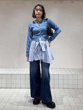 「アイテム（キャミソール）」を使った、harunaさん（レディース・162cm・30代）の秋コーディネート
