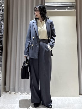 「VIS（ビス）のアイテム」を使った、harunaさん（レディース・162cm）の冬コーディネート